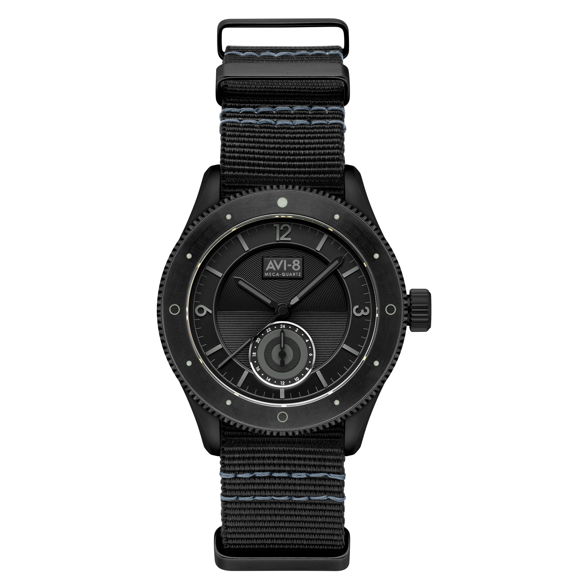 AVI-8 Airmaster Sector Meca-Quartz Jet Black