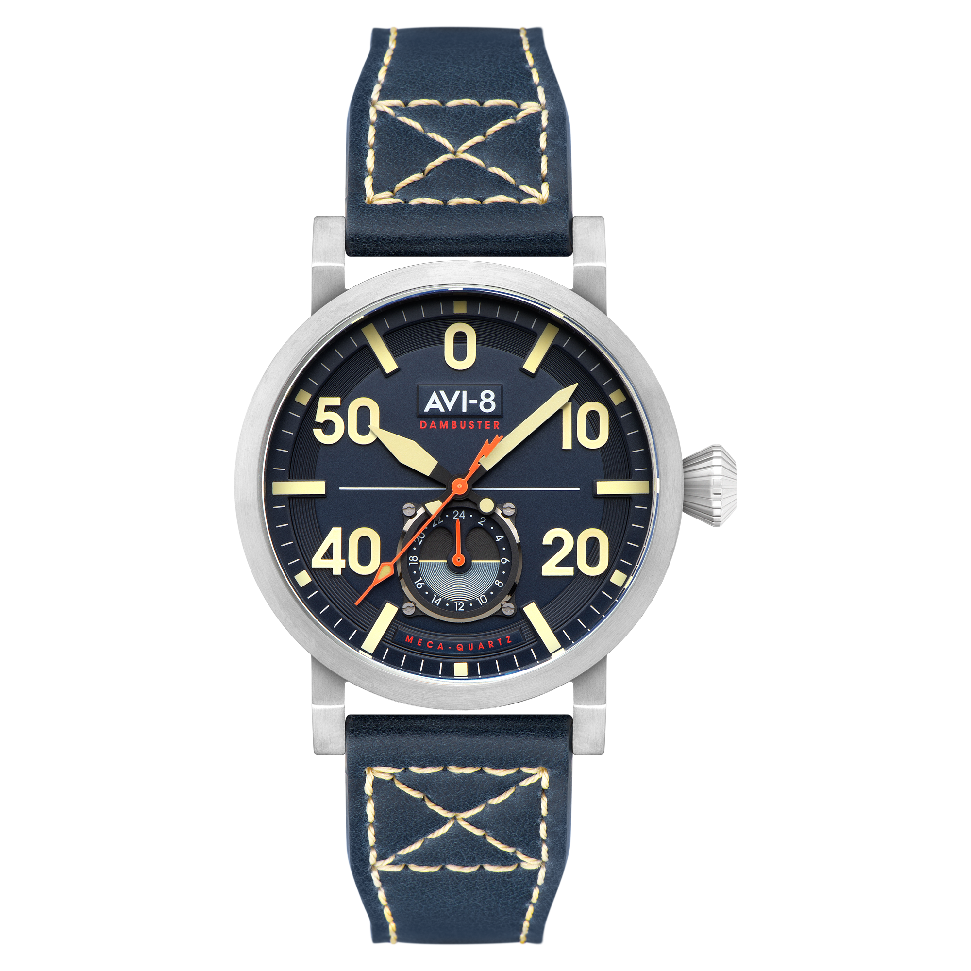 AVI-8 Dambuster Chadwick Meca Quartz Cobalt Blue Av 4113 01