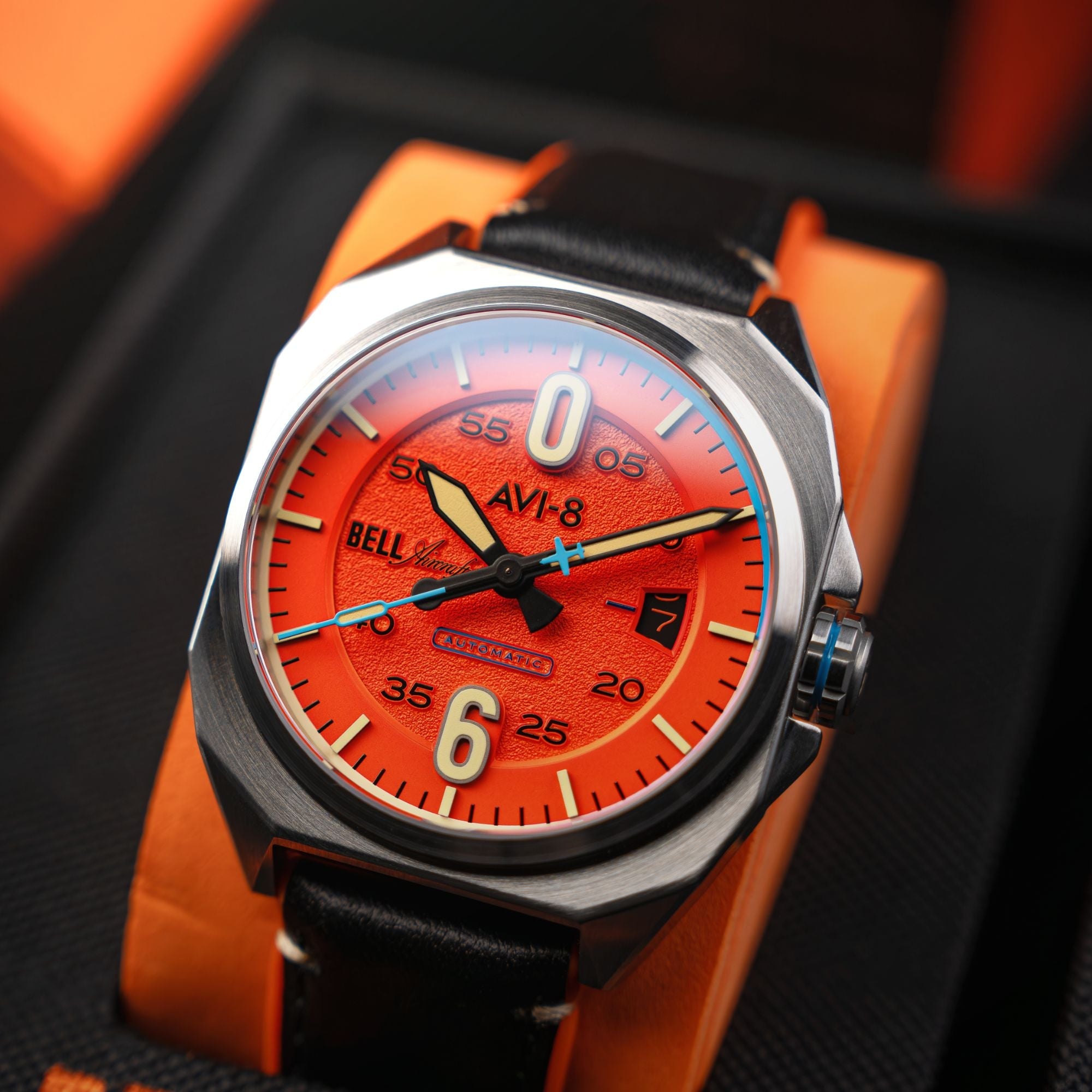 AVI-8 Machbuster Automatic Retro Orange