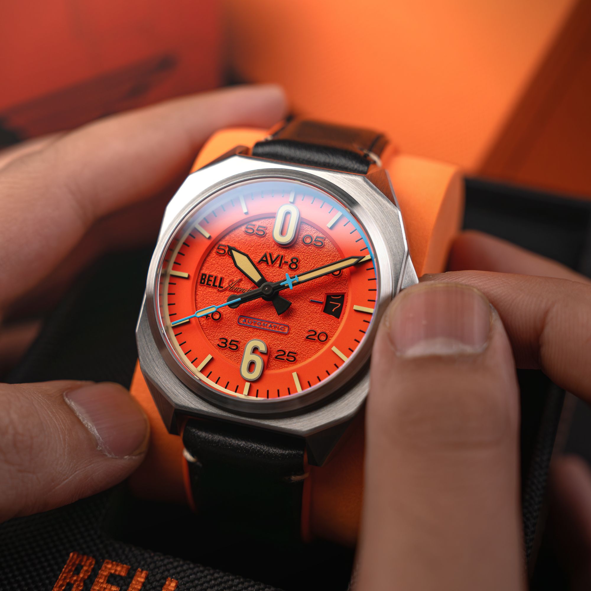 AVI-8 Machbuster Automatic Retro Orange
