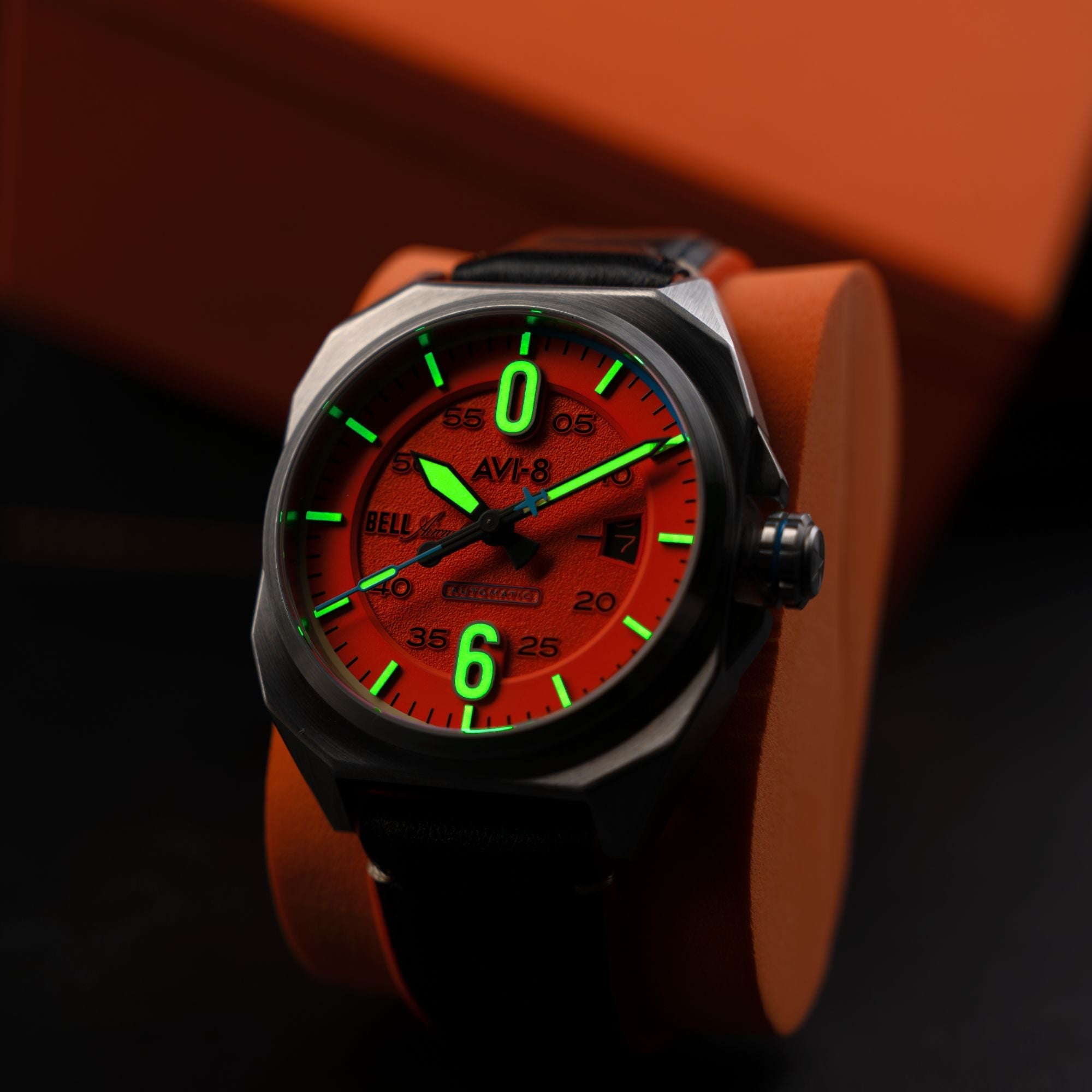 AVI-8 Machbuster Automatic Retro Orange