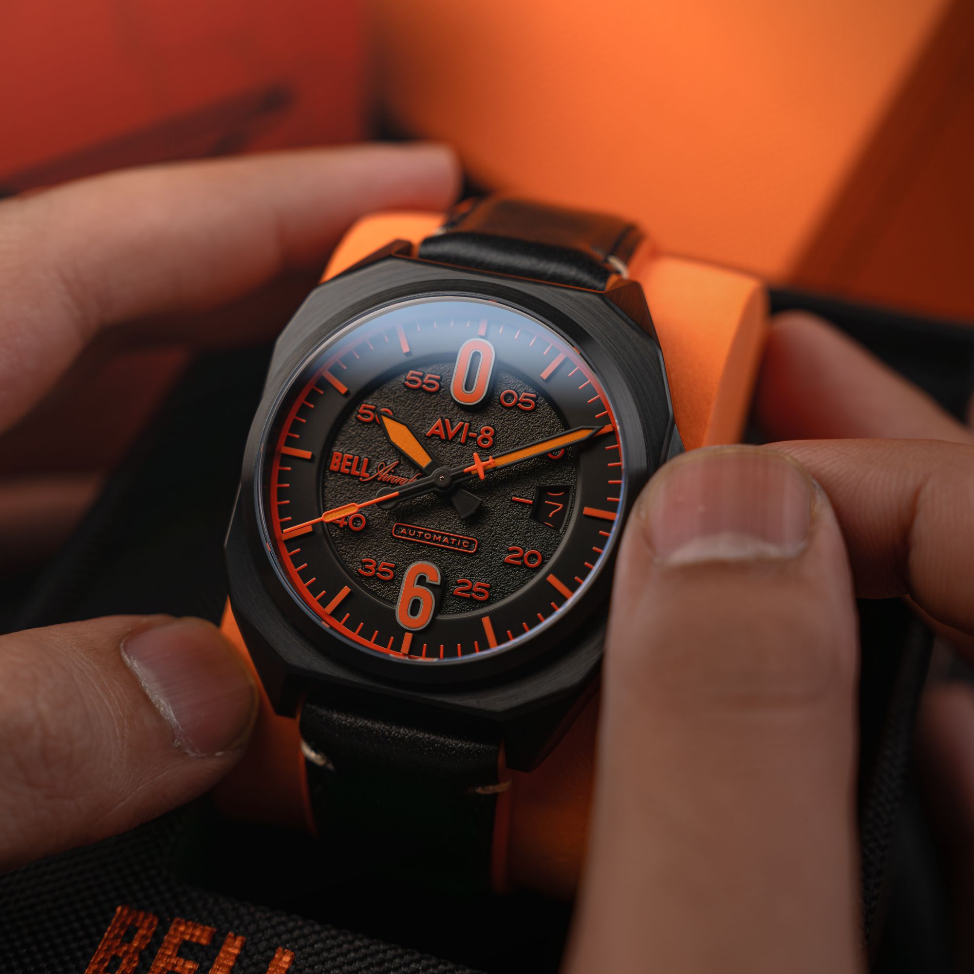 AVI-8 Machbuster Automatic Jet Black