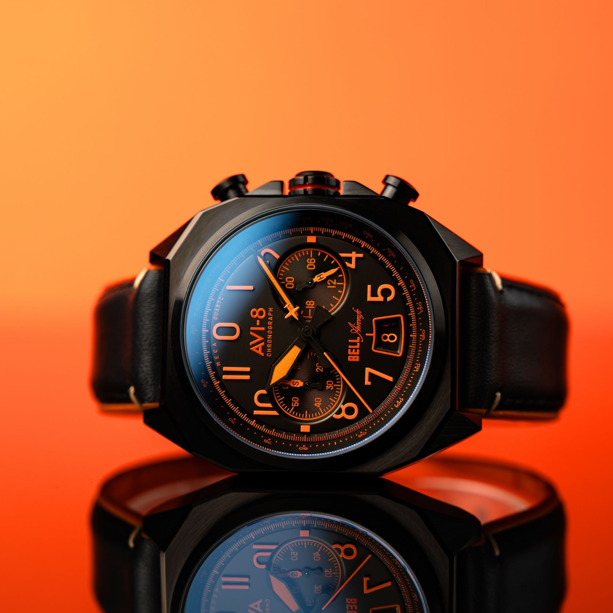 AVI-8 Machbuster Chronograph Super Sonic Black