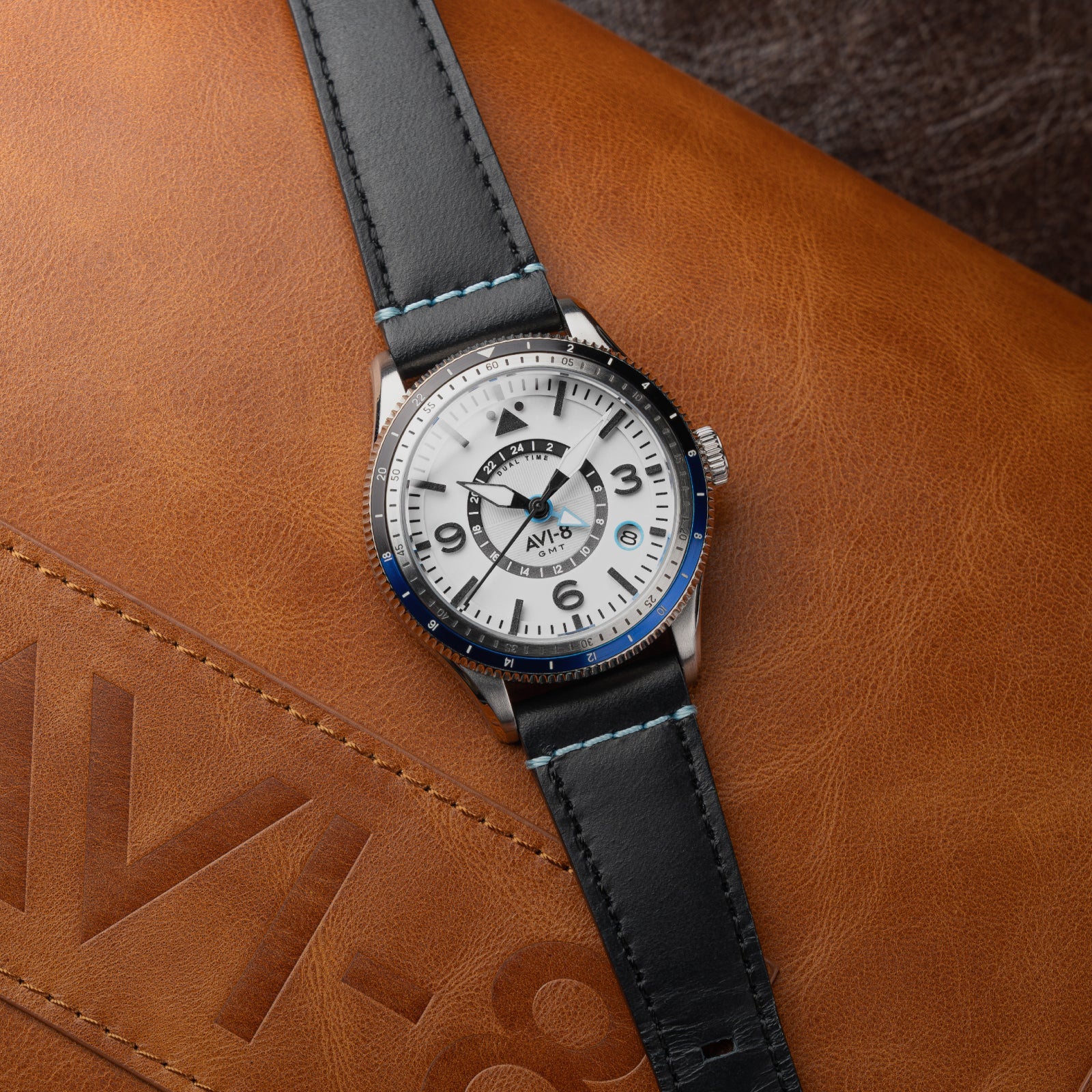 AVI-8 Airmaster Gmt Automatic Wing Silver