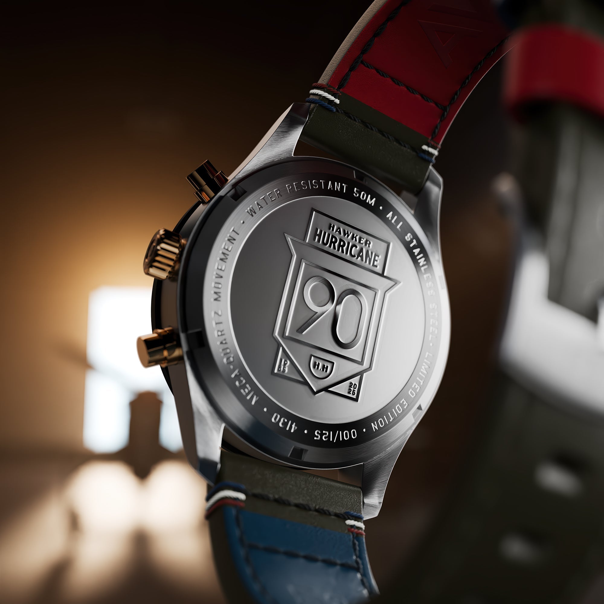 AVI-8 90Th Anniversary Chronograph Limited Edition Thunder Black