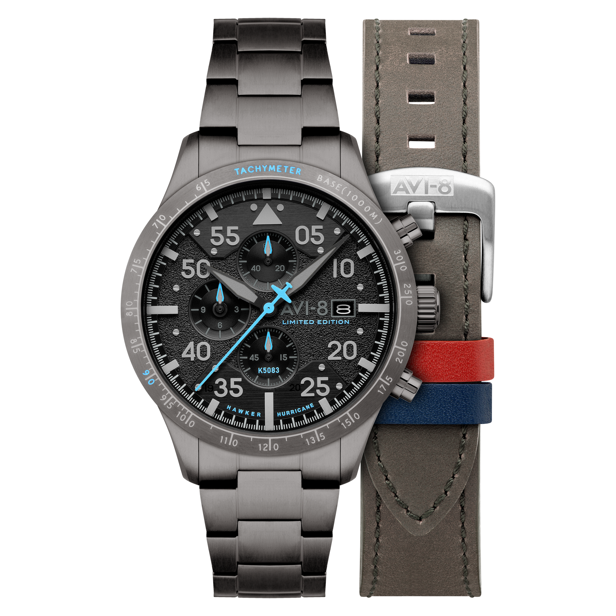 AVI-8 90Th Anniversary Chronograph Limited Edition Hangar Grey
