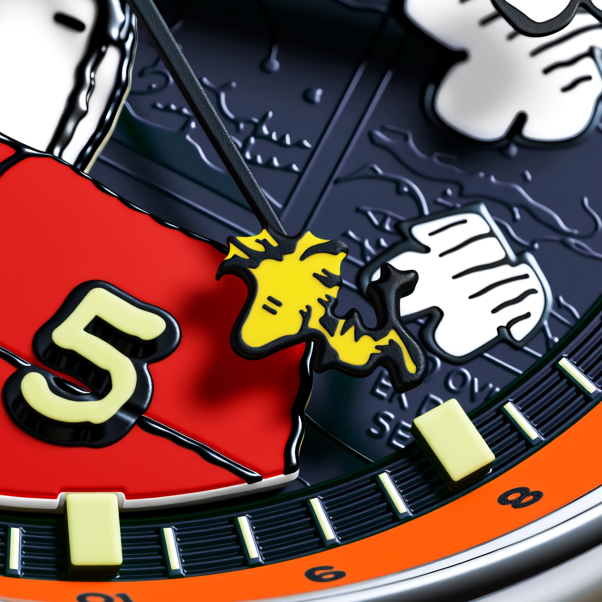 AVI-8 Kent Gmt Automatic Peanuts Snoopy Flying Ace Limited Edition Sketchbook Blue