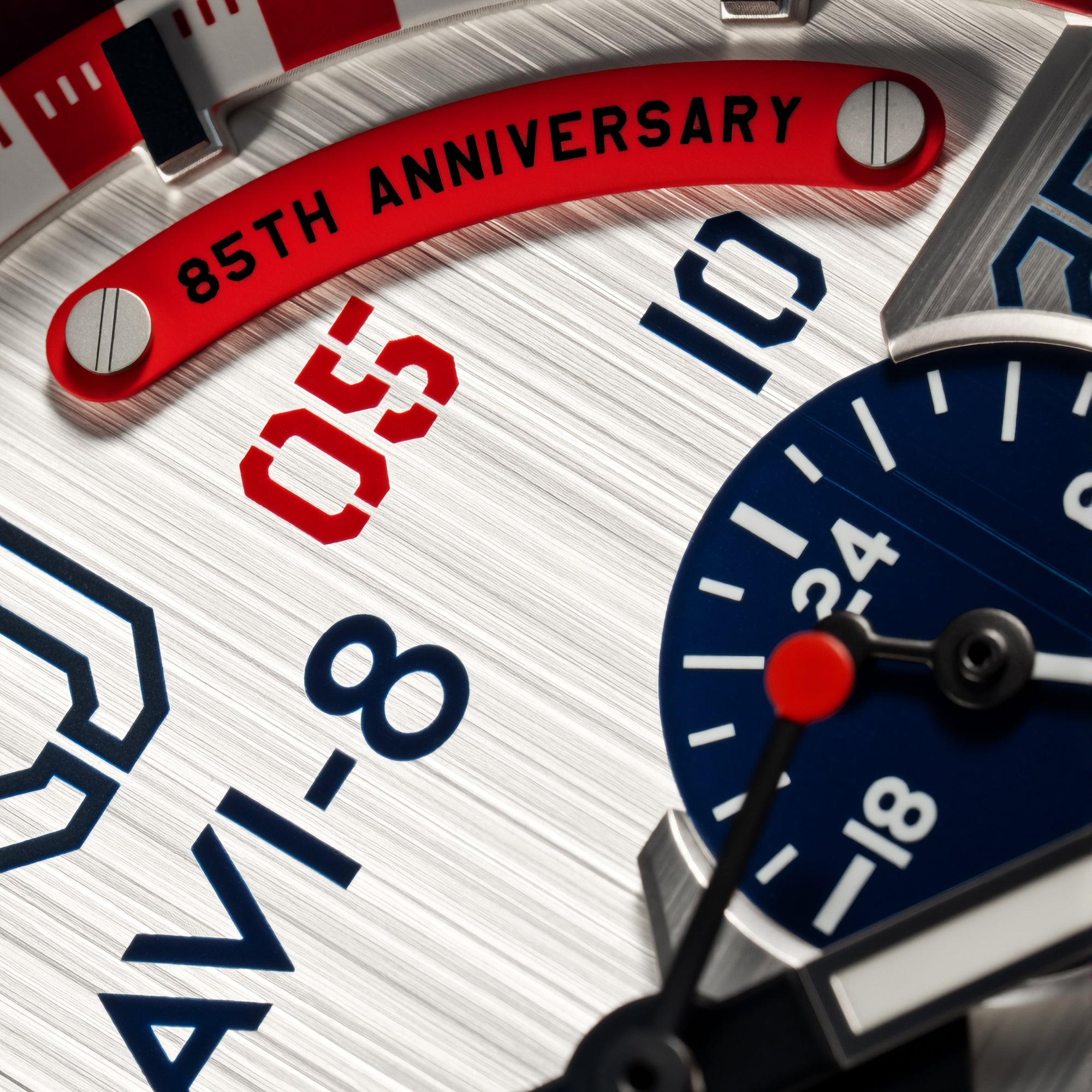 AVI-8 Kindelberger Chronograph 85Th Anniversary Limited Edition Slipstream Silver