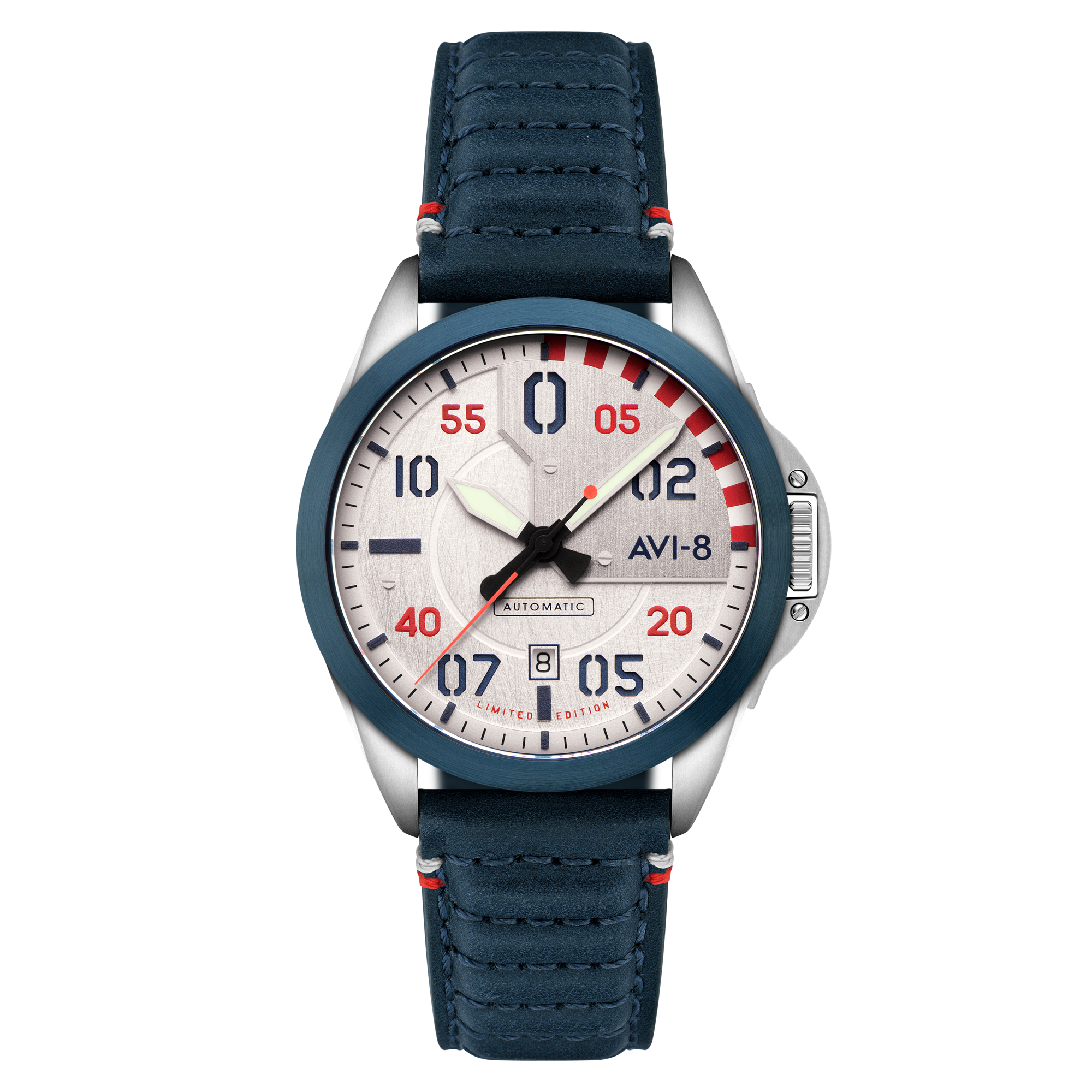 AVI-8 Hitchcock Automatic 85Th Anniversary Limited Edition Steel Ascent