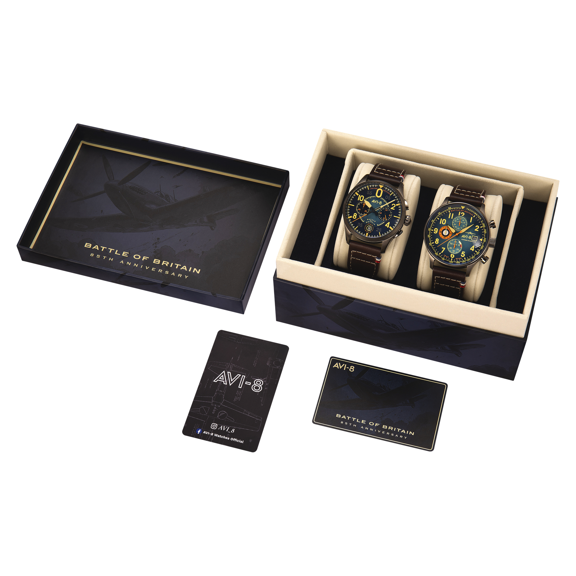 AVI-8 Battle Of Britain 85Th Limited Edition Hawker Hurricane And Spitfire Set