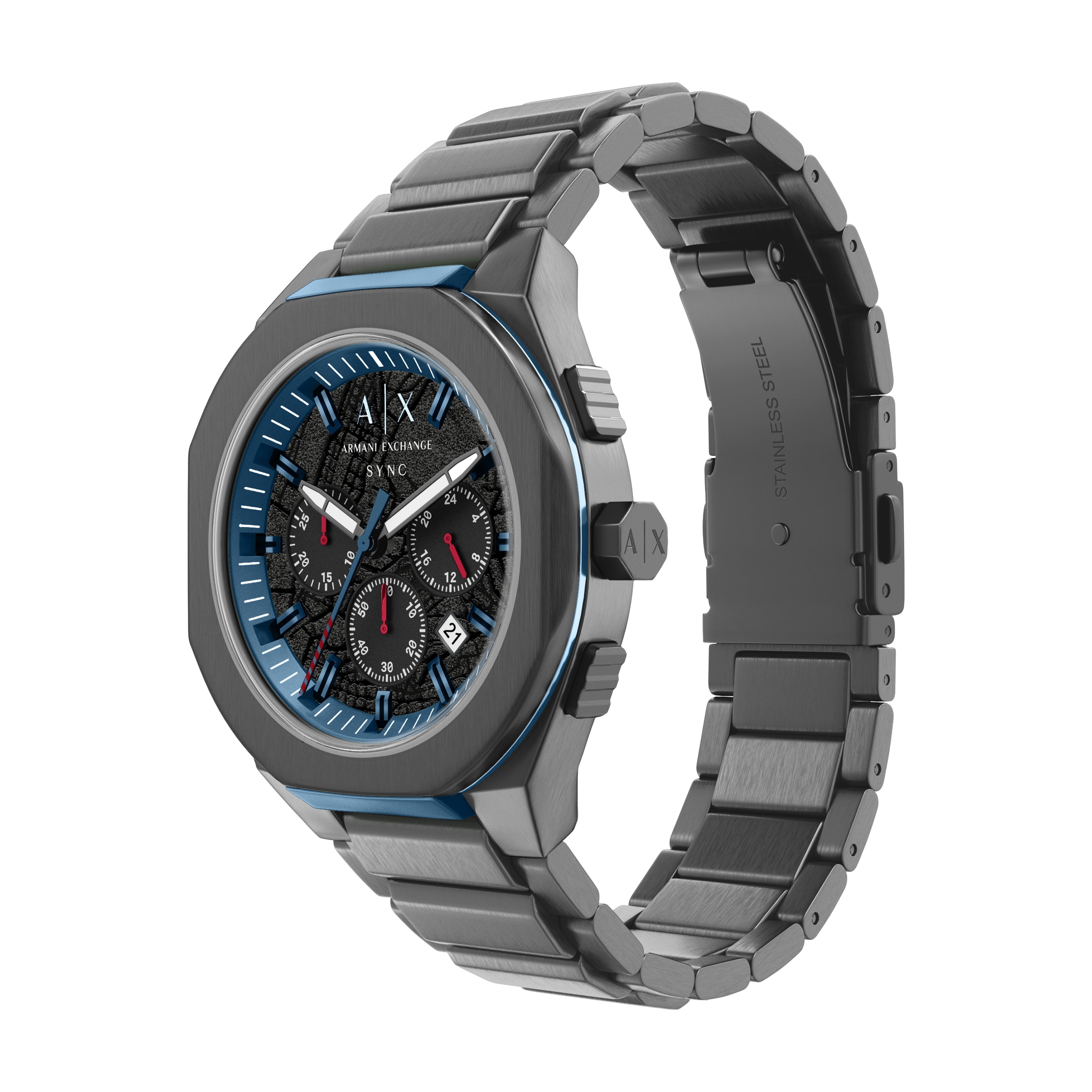 Armani Exchange Sync Chronograph 44mm Men's Watch AX4295
