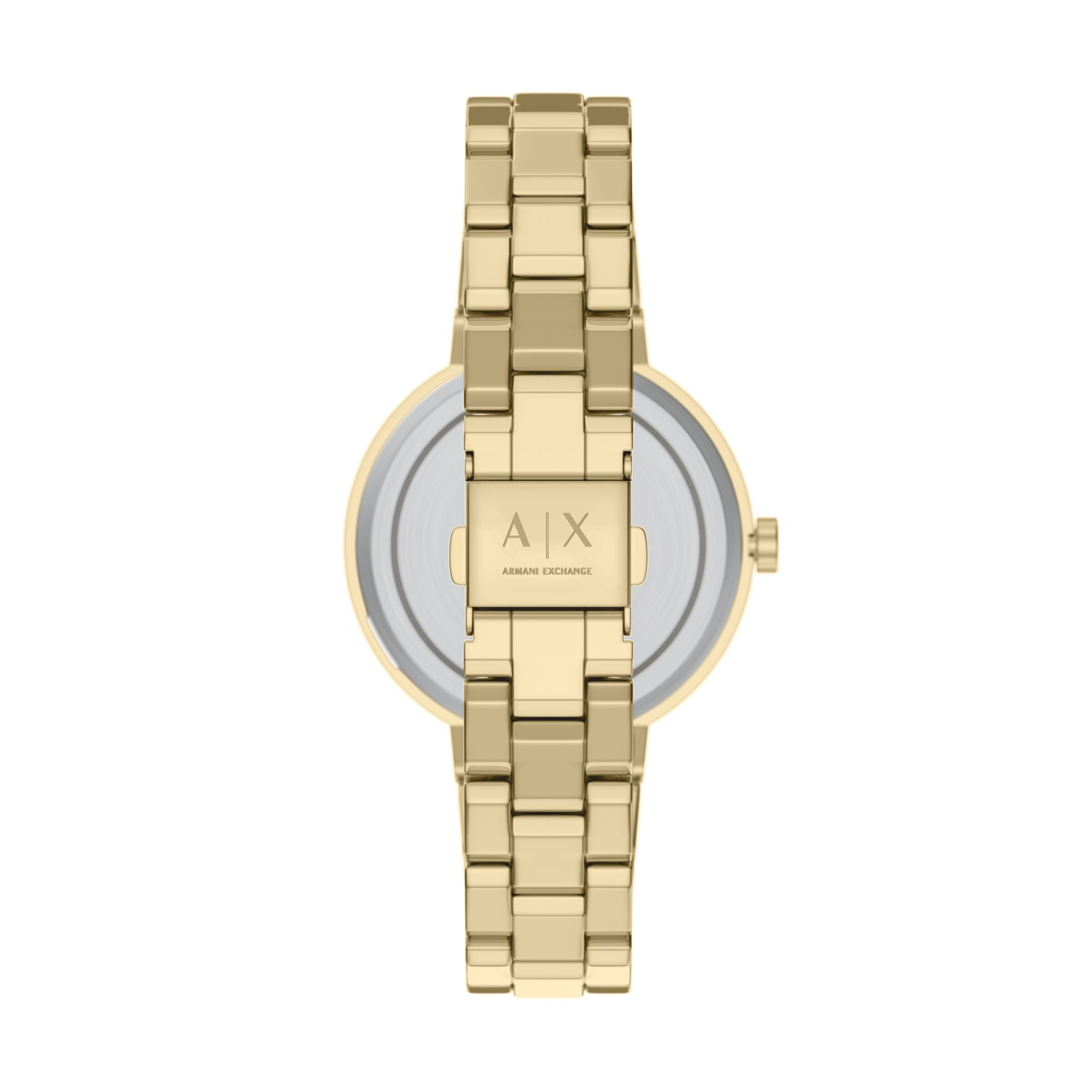 Armani Exchange Classic Gold Dial and Steel Bracelet 36mm Women's Watch | AX5182