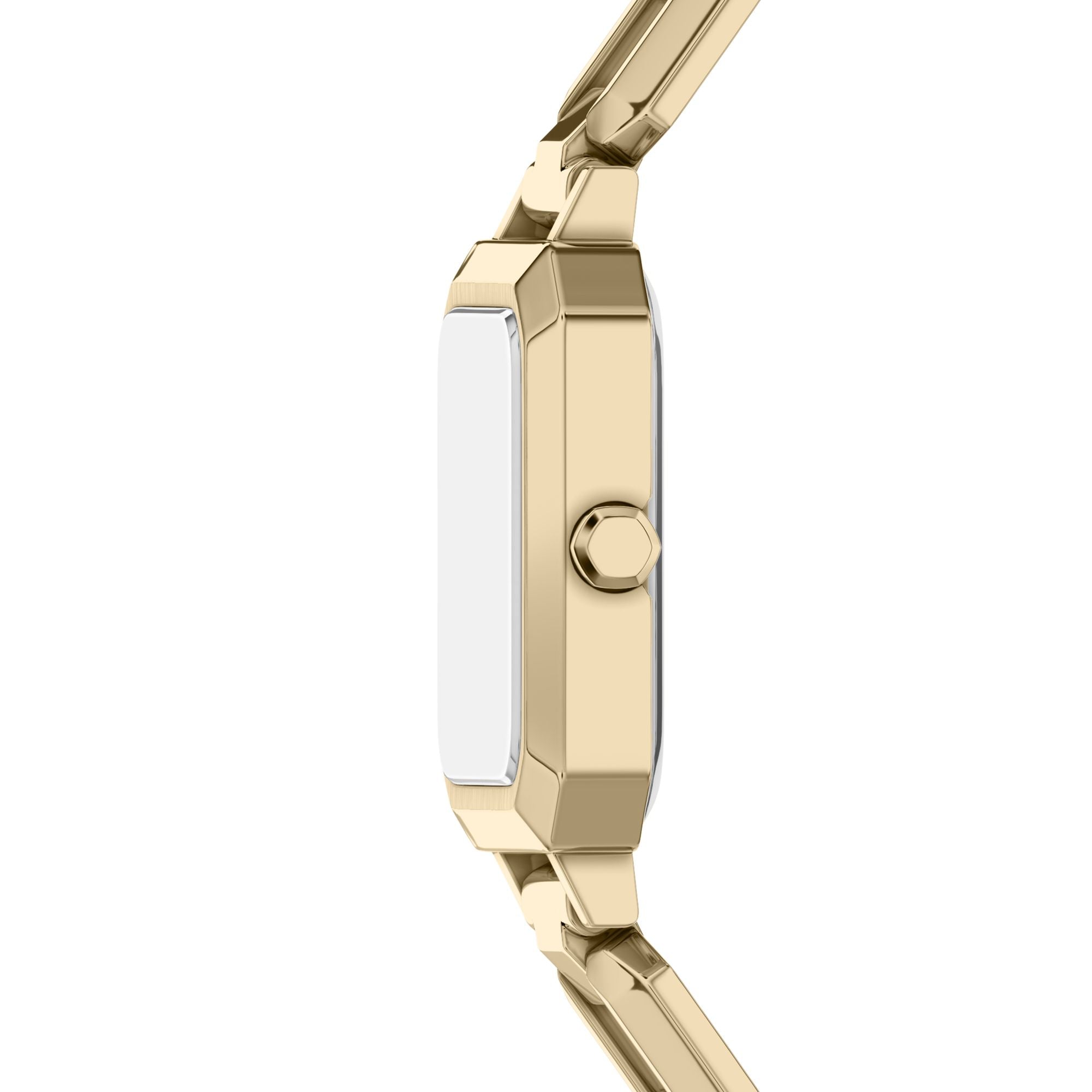 Armani Exchange Classic Gold Dial and Steel Bracelet 27mm Women's Watch | AX5738