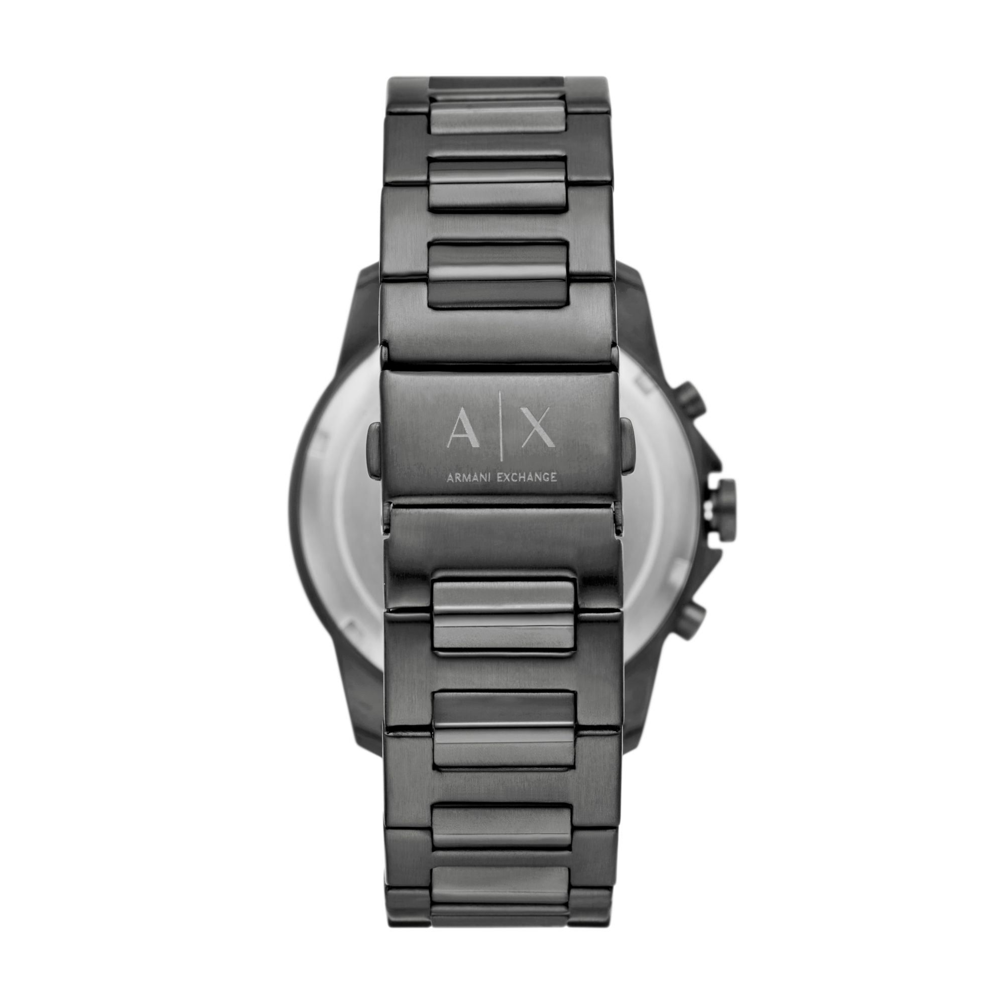 Armani Exchange Chronograph Gunmetal Dial and Steel Bracelet 44mm Men's Watch | AX7170SET
