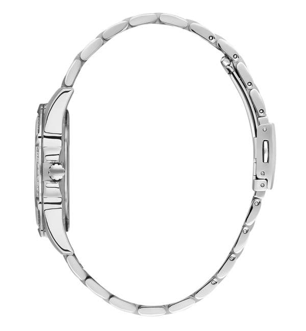 Bigotti Silver Multi-Dial Stones Stainless Steel Woman's Watch | BG.1.10569-1