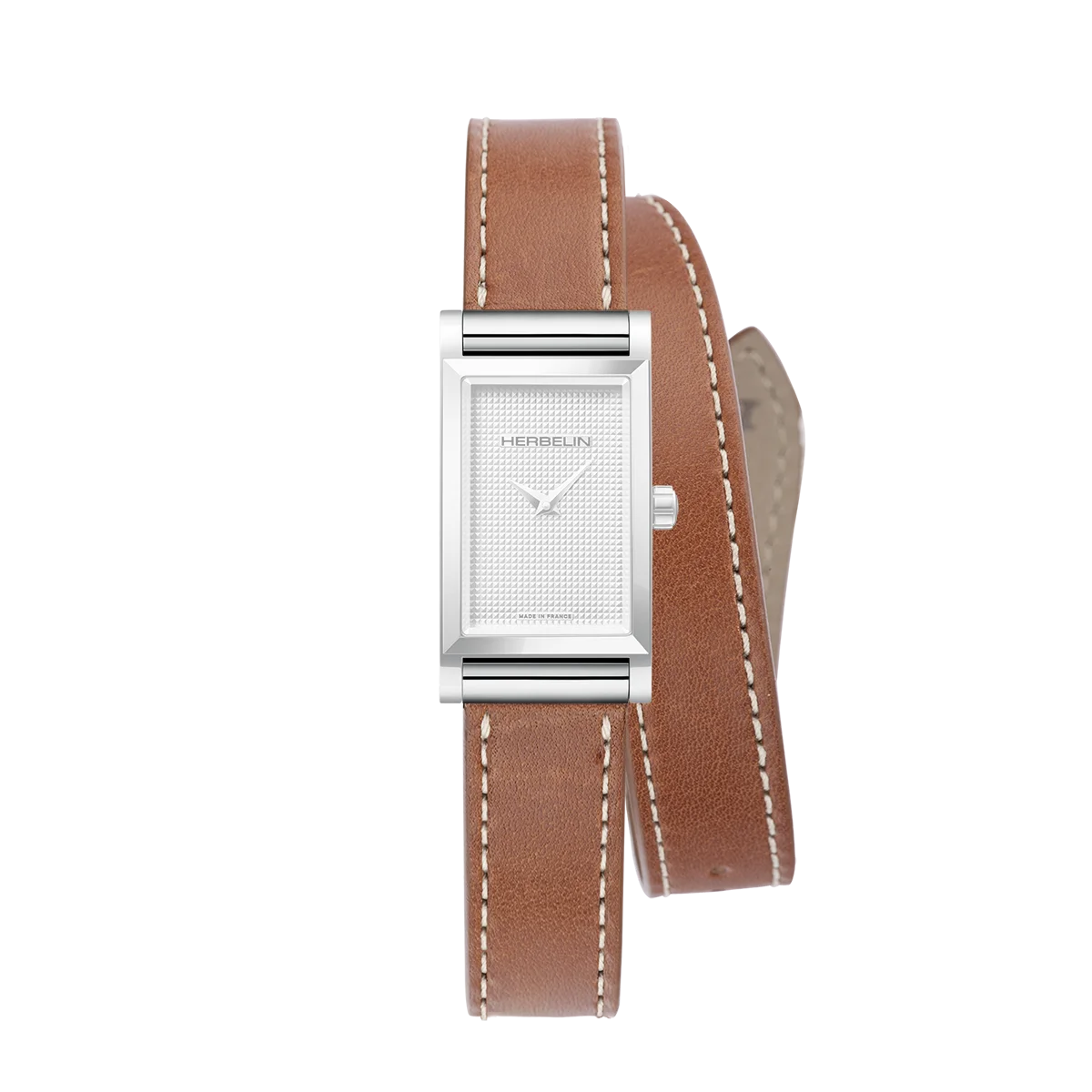 HERBELIN Antares Tan Leather Double Wrap Women’s Watch Strap | BRAC.17048.82/A