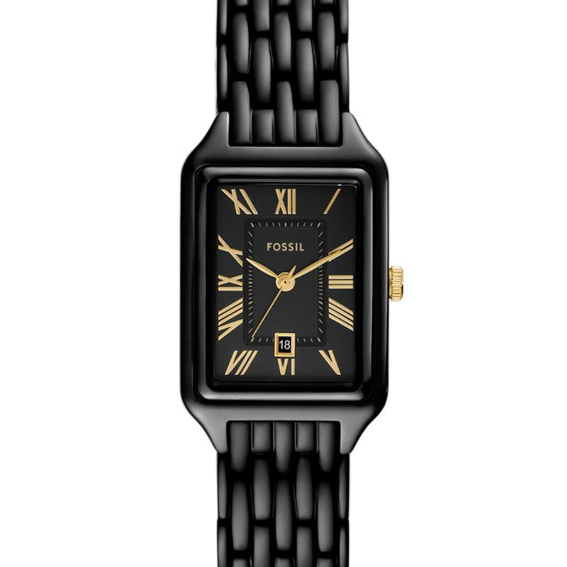 Fossil Raquel Black Stainless Steel Women's Watch | ES5385