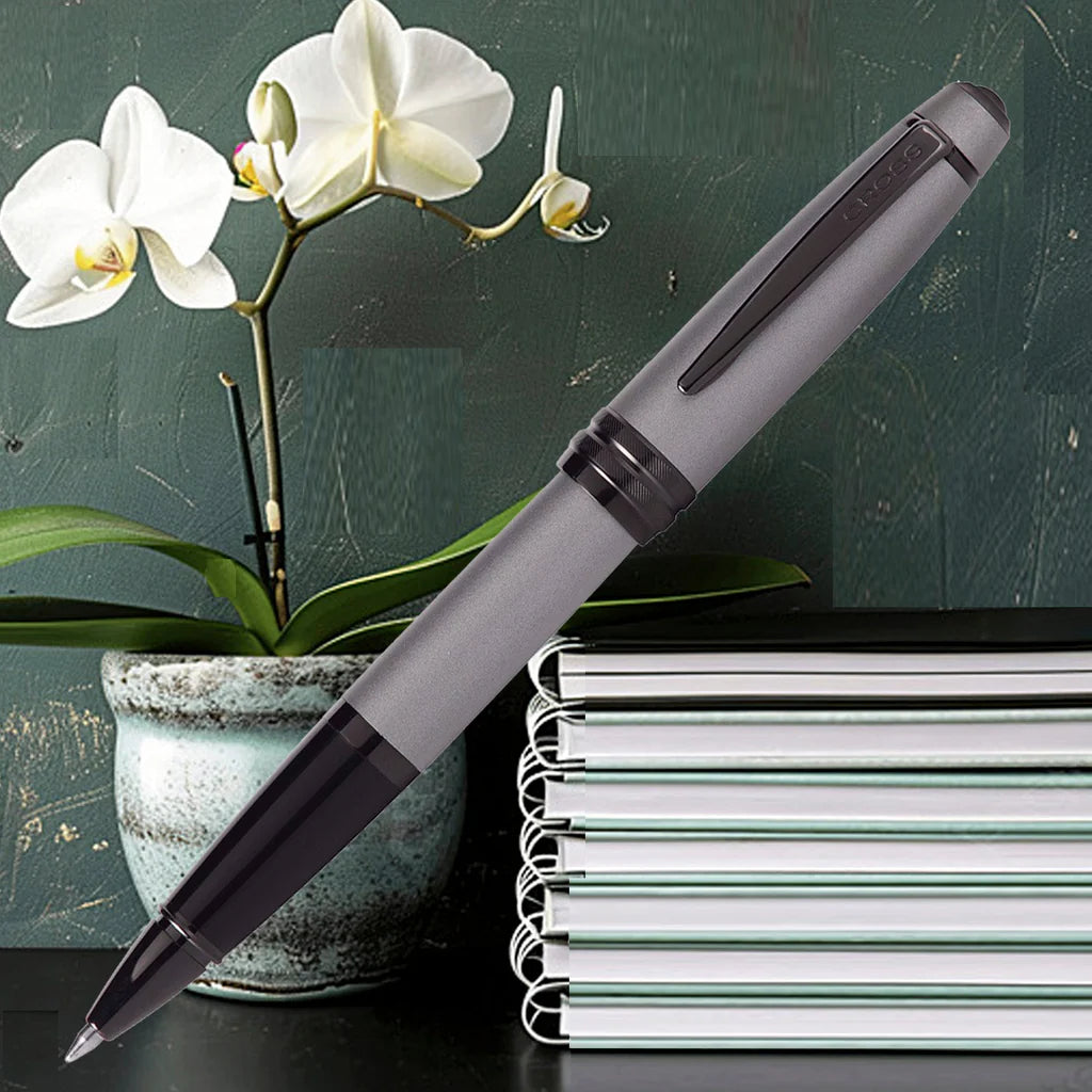 CROSS Bailey Matte Gray Lacquer Rollerball Pen | AT0455-20