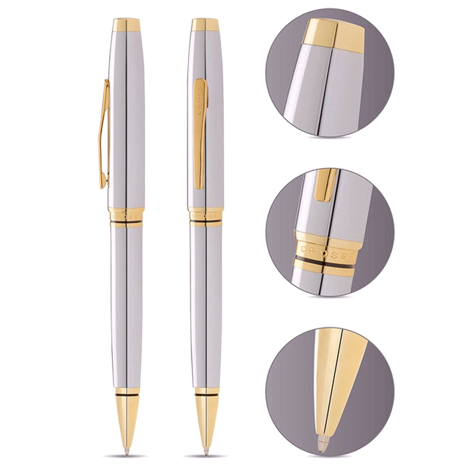 CROSS Coventry Polished Chrome GT Ballpoint Pen | AT0662G-2