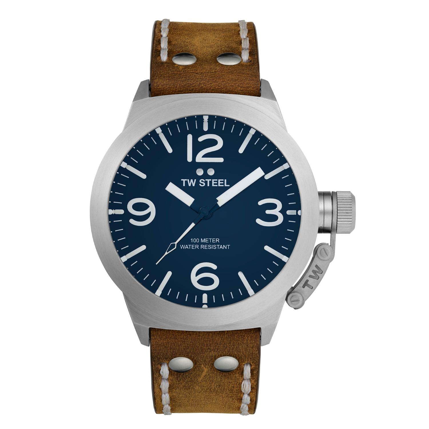 TW Steel Canteen Brown Leather Men's Watch | CS102