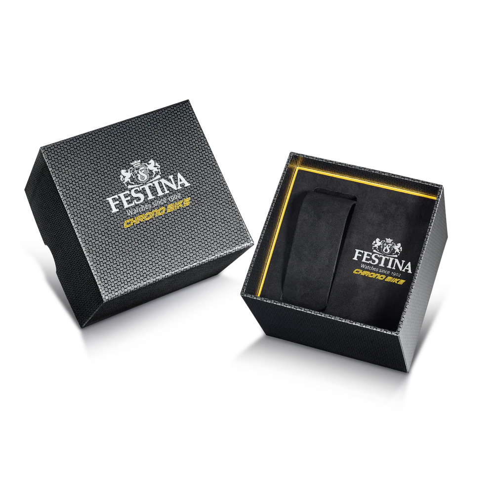 Festina Chrono Bike Quartz Chronograph Black Rubber Men's Watch | F20726/3