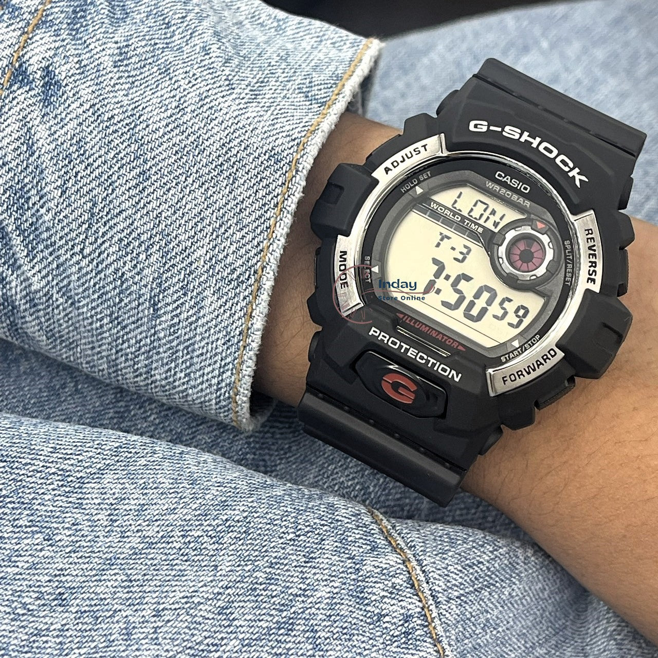 Casio G-Shock Resin Band Shock Resistant Mineral Glass Men's Watch | G-8900S-1DR