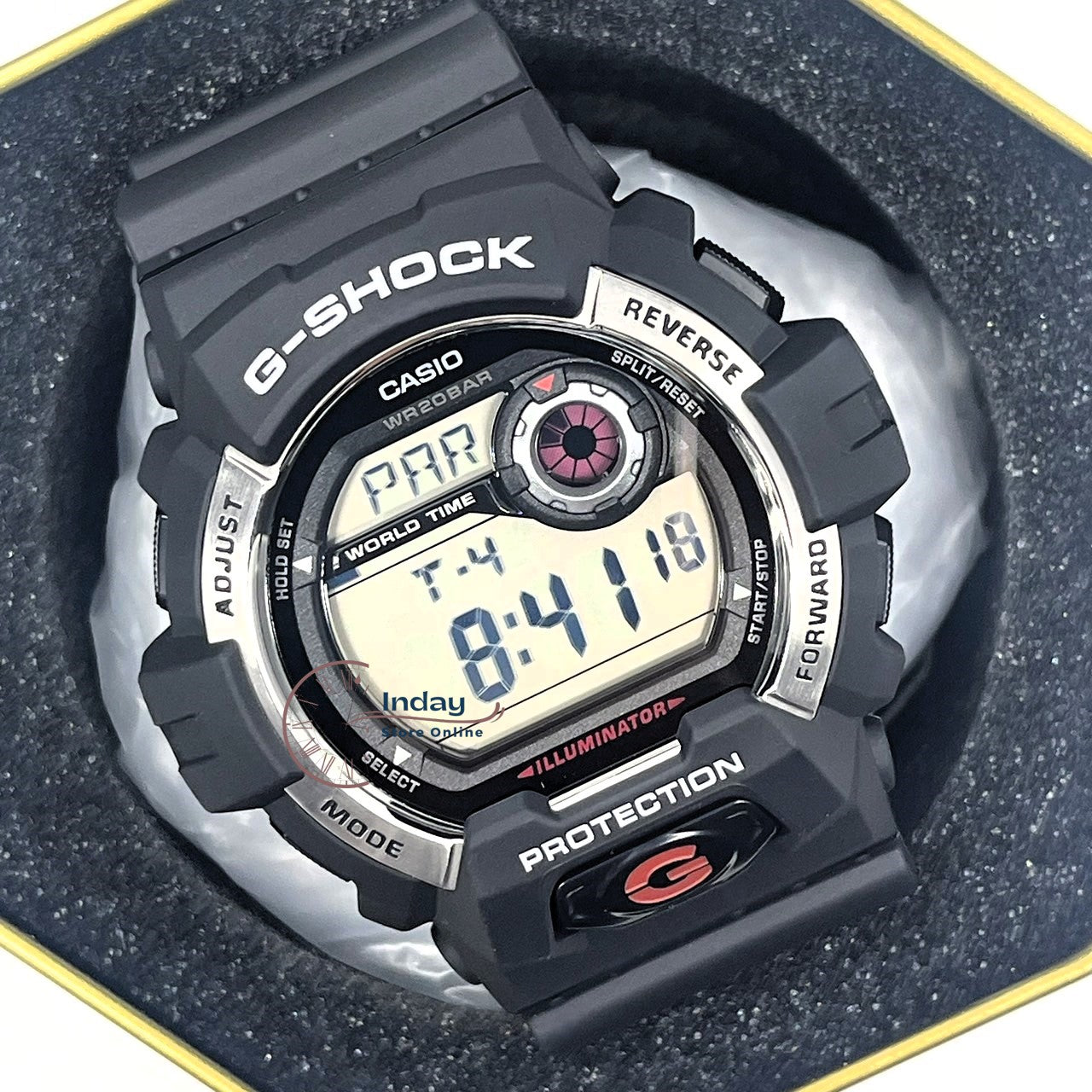 Casio G-Shock Resin Band Shock Resistant Mineral Glass Men's Watch | G-8900S-1DR