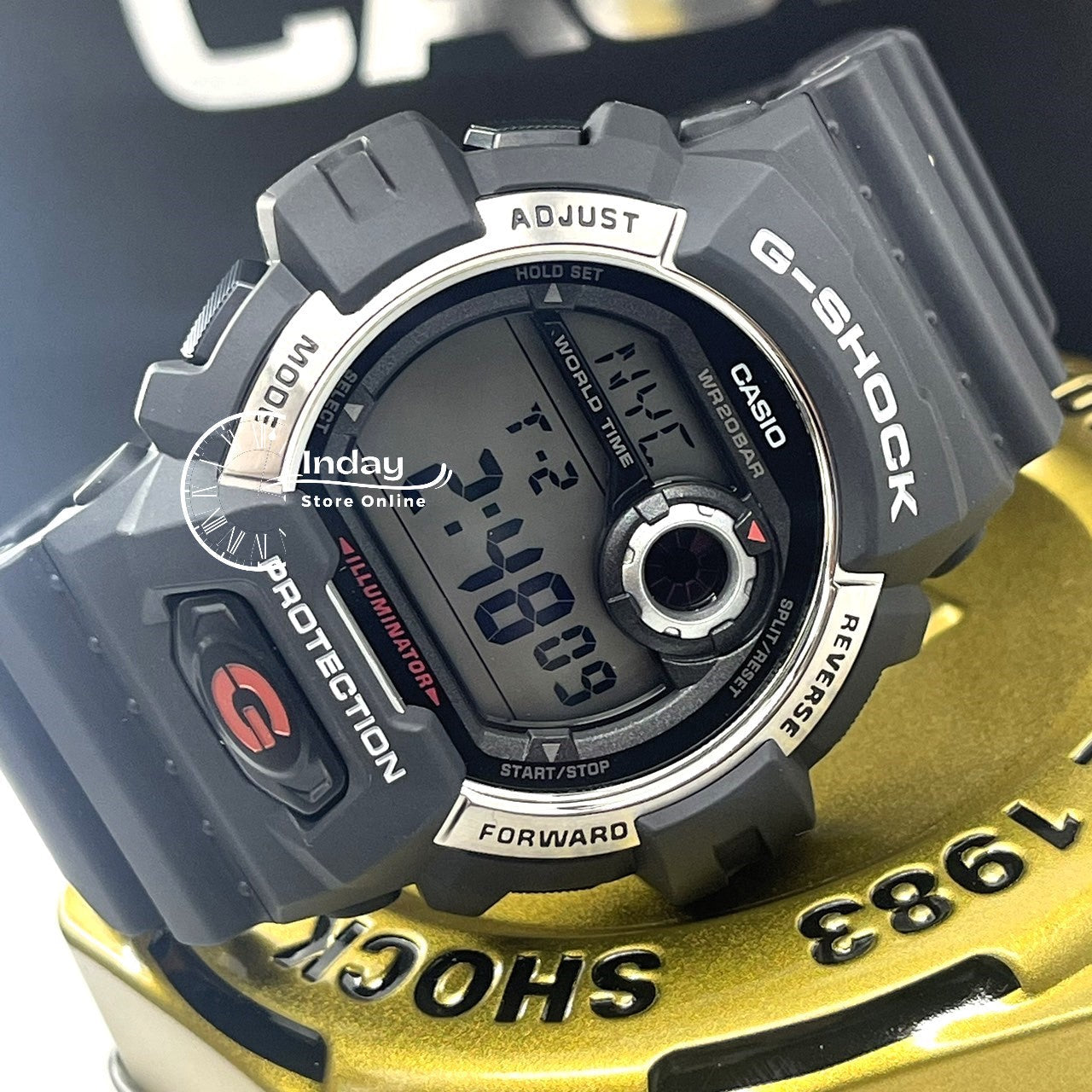 Casio G-Shock Resin Band Shock Resistant Mineral Glass Men's Watch | G-8900S-1DR