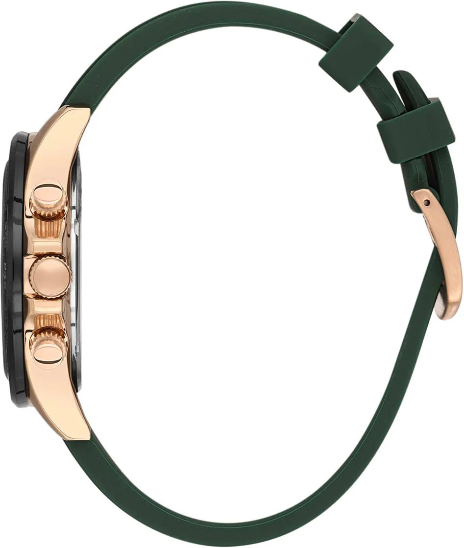 Daniel Klein Dark Green Dial Multifunction Stainless Steel Men’s Watch | DK113853-3