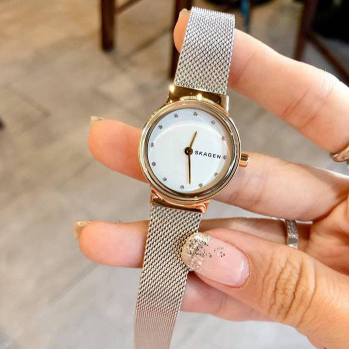 SKAGEN Freja Lille Two-Tone Steel Mesh Women's Watch | SKW2666
