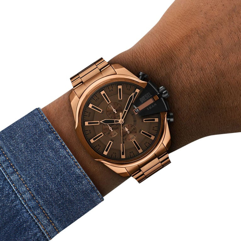 Diesel Mega Chief Slim Brown Men's Watch | DZ4697
