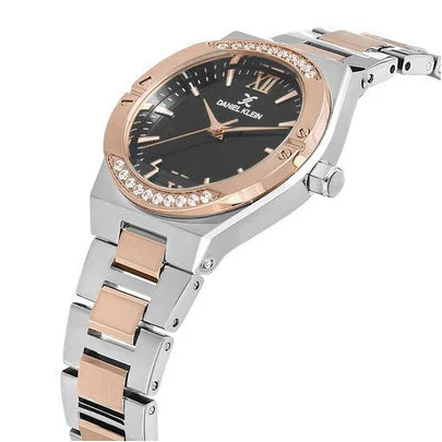 Daniel Klein Pink Dial Stainless Steel Women’s Watch | DK113783-6