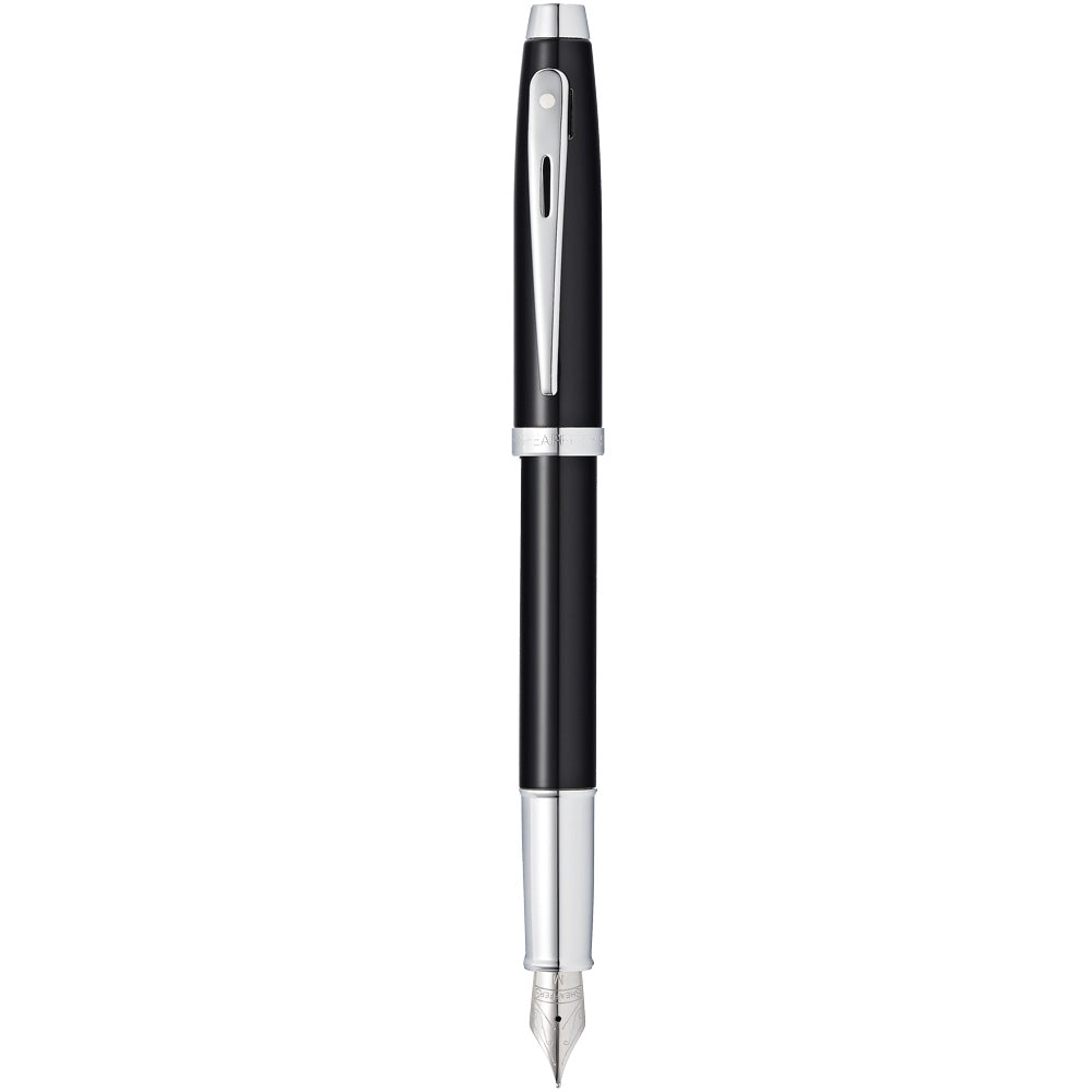 Sheaffer 100 Glossy Black Lacquer Fountain Pen | E0933853-30