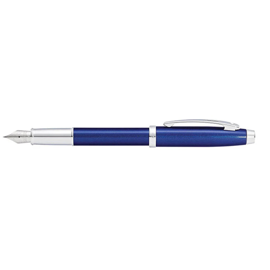 Sheaffer 100 Glossy Blue with Chrome Trims Fountain Pen | E0933953-30