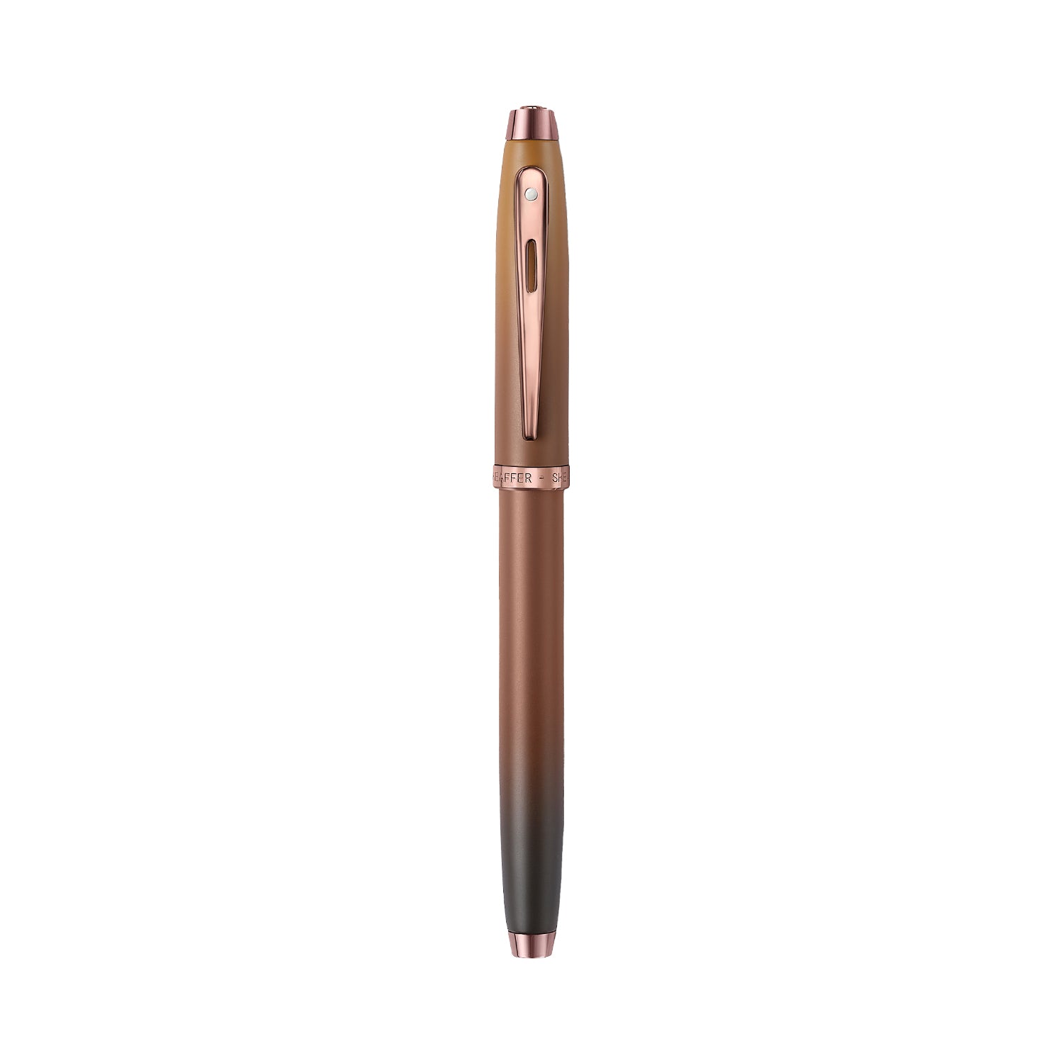 Sheaffer 100 9374 Coffee Edition Matt Brown Fountain Pen with Regal Brown PVD Trims | E0937453
