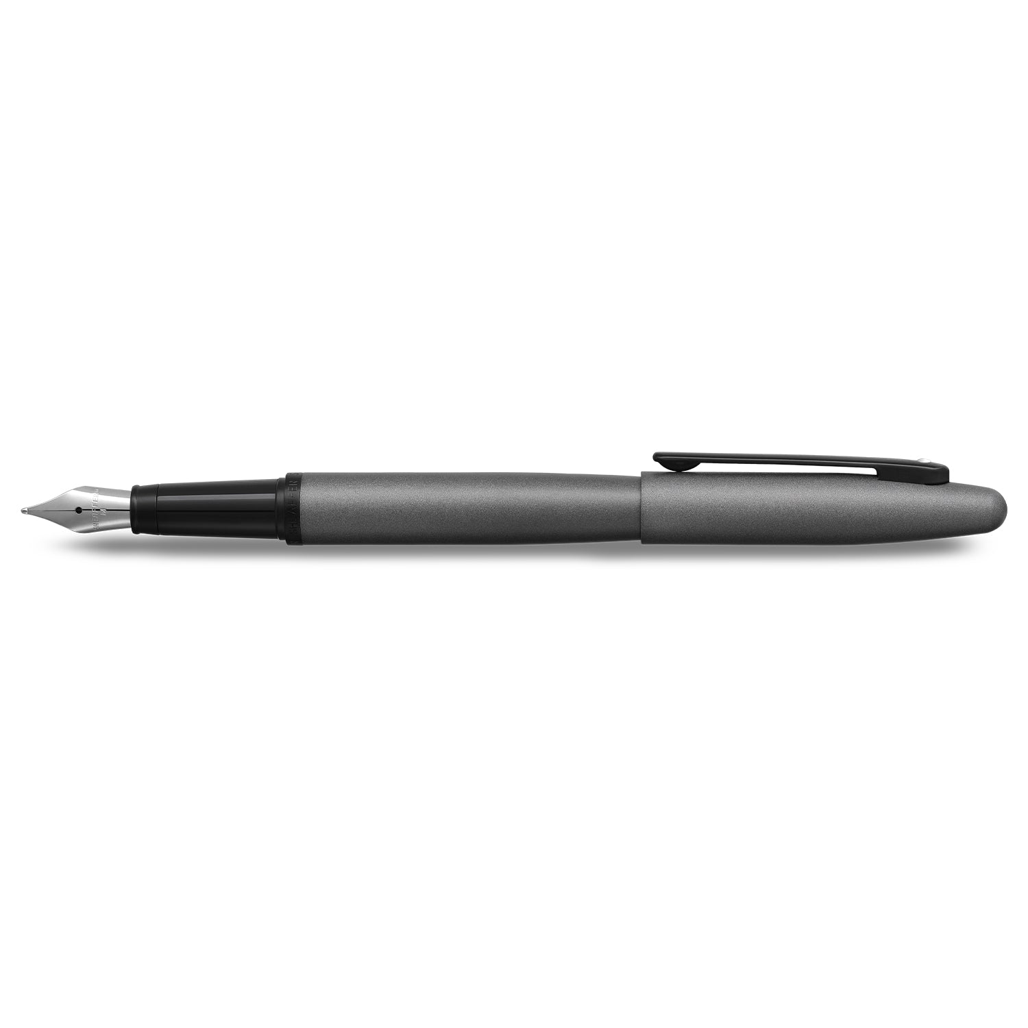 Sheaffer VFM 9424 Matte Gray Fountain Pen With Matte Black Trim |