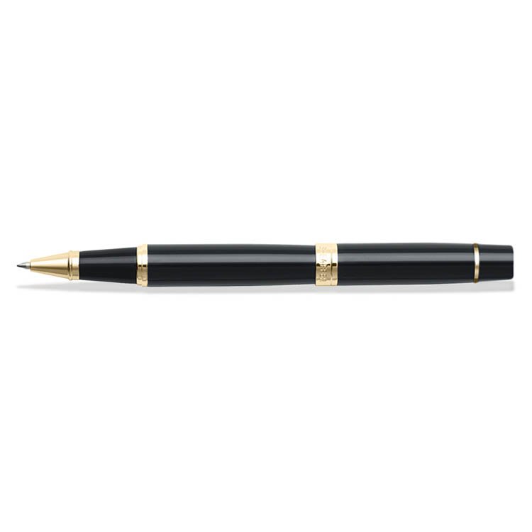 Sheaffer 300 Glossy Black with Gold Trims Rollerball Pen | E1932551