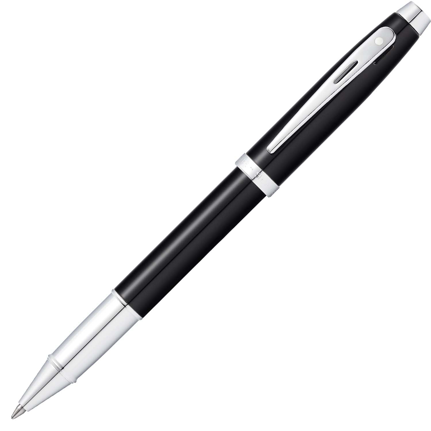 Sheaffer 100 Glossy Black With Chrome Trims Rollerball Pen | E1933851