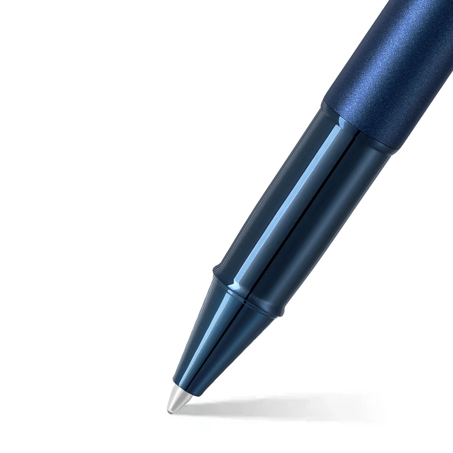 Sheaffer 100 9371 Satin Blue Rollerball Pen With PVD Blue Trim | E1937151