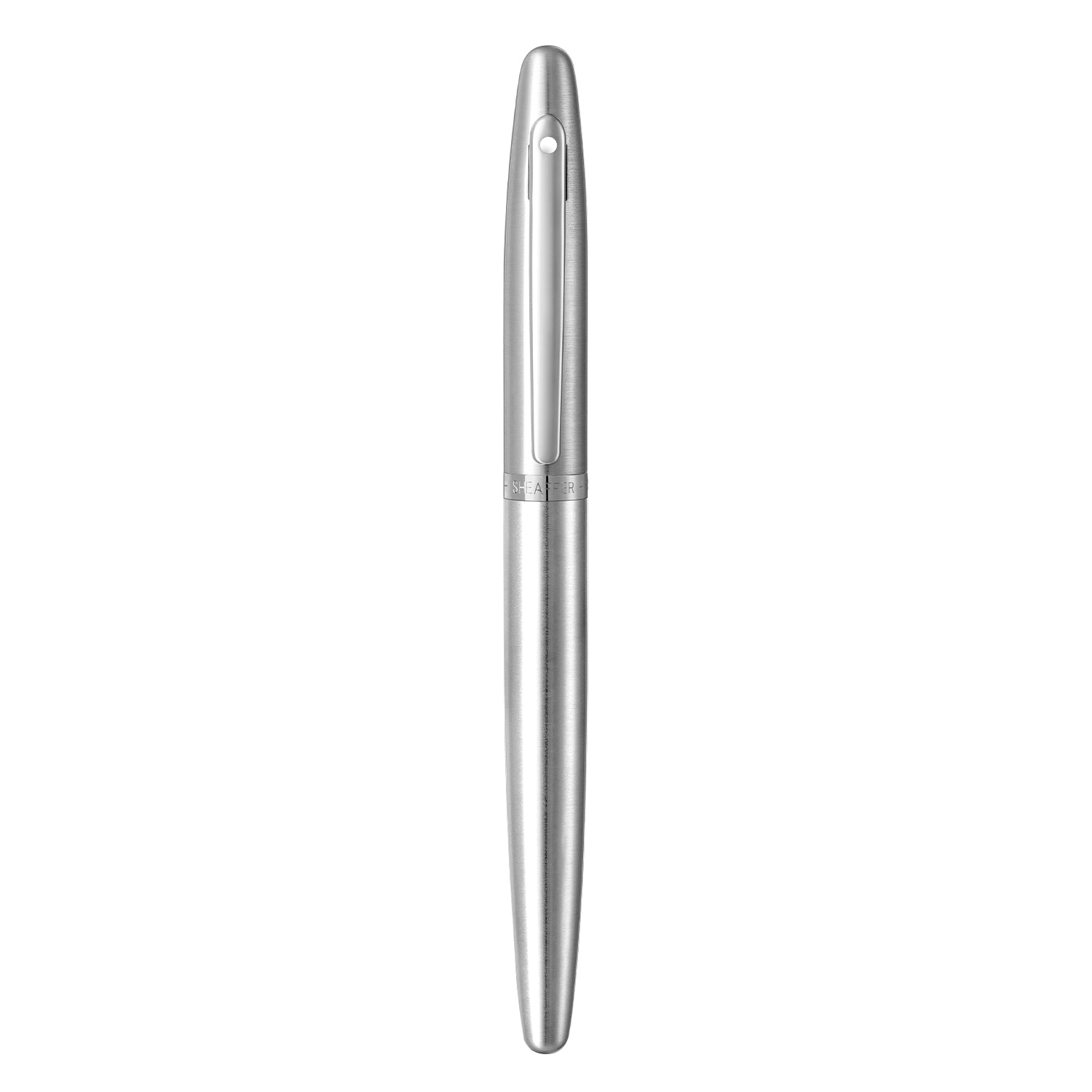 Sheaffer VFM 9426 Brushed Chrome Rollerball Pen With Chrome Trim | E1942651