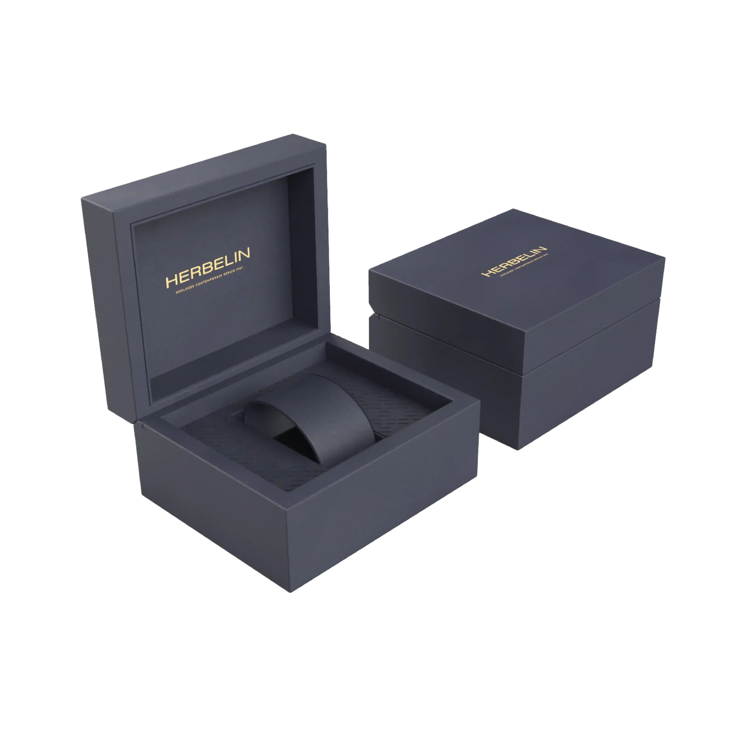 Herbelin Newport Two-Tone Blue Dial Women's Watch | 18289BT1N35