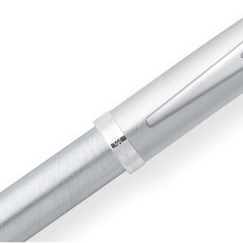 Sheaffer 100 Brushed Chrome Ballpoint Pen | E2930651-30