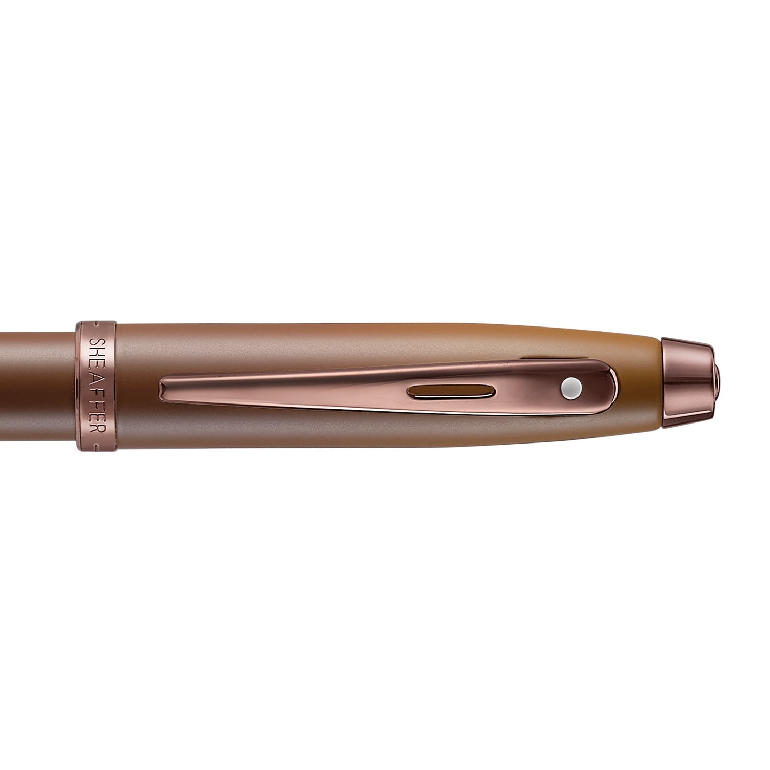 Sheaffer 100 9374 Coffee Edition Matt Brown Ballpoint Pen with Regal Brown PVD Trims | E2937451