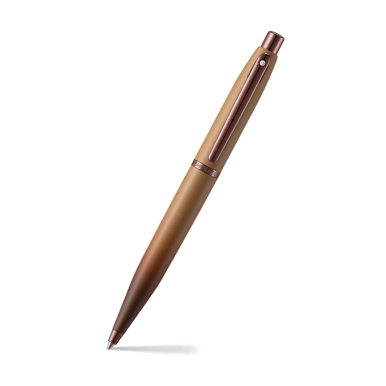 Sheaffer VFM 9428 Coffee Edition Matt Brown Ballpoint Pen with Regal Brown PVD Trims | E2942851