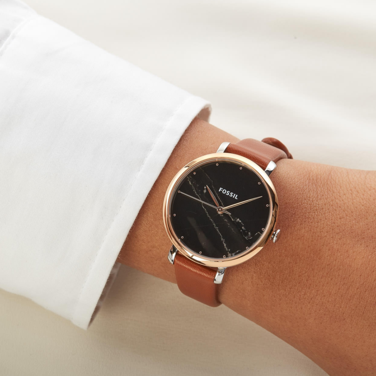 Fossil Brown Leather Strap Women's Watch | ES4378