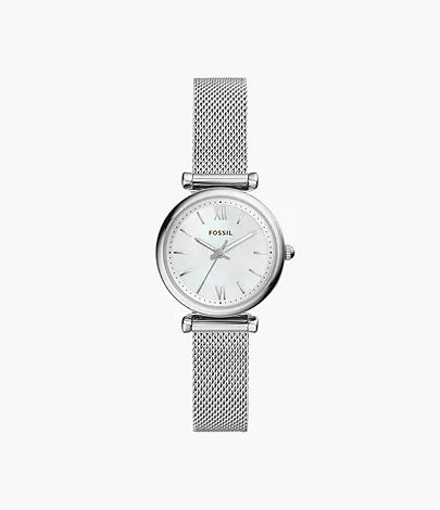 Fossil Carlie Mini Three-Hand Stainless Steel Woman's Watch | ES4432