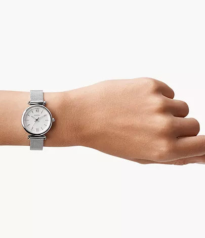 Fossil Carlie Mini Three-Hand Stainless Steel Woman's Watch | ES4432