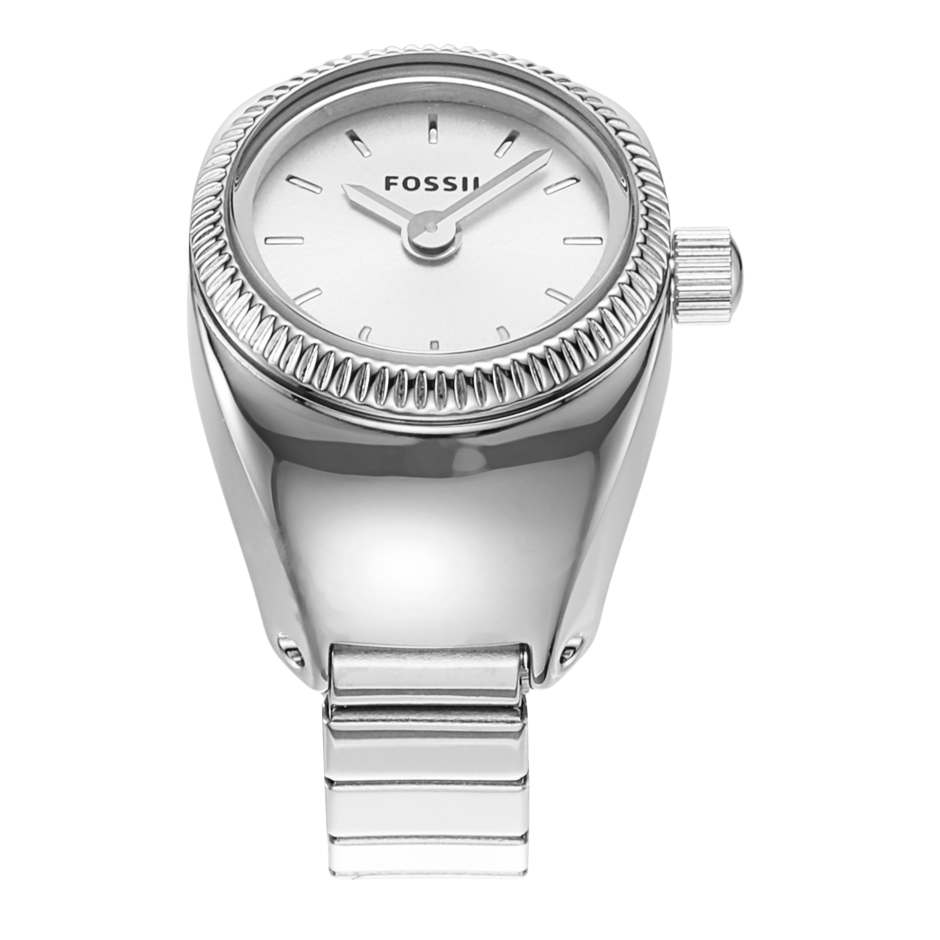 Fossil Exquisite Silver Woman's Ring Watch | ES5245