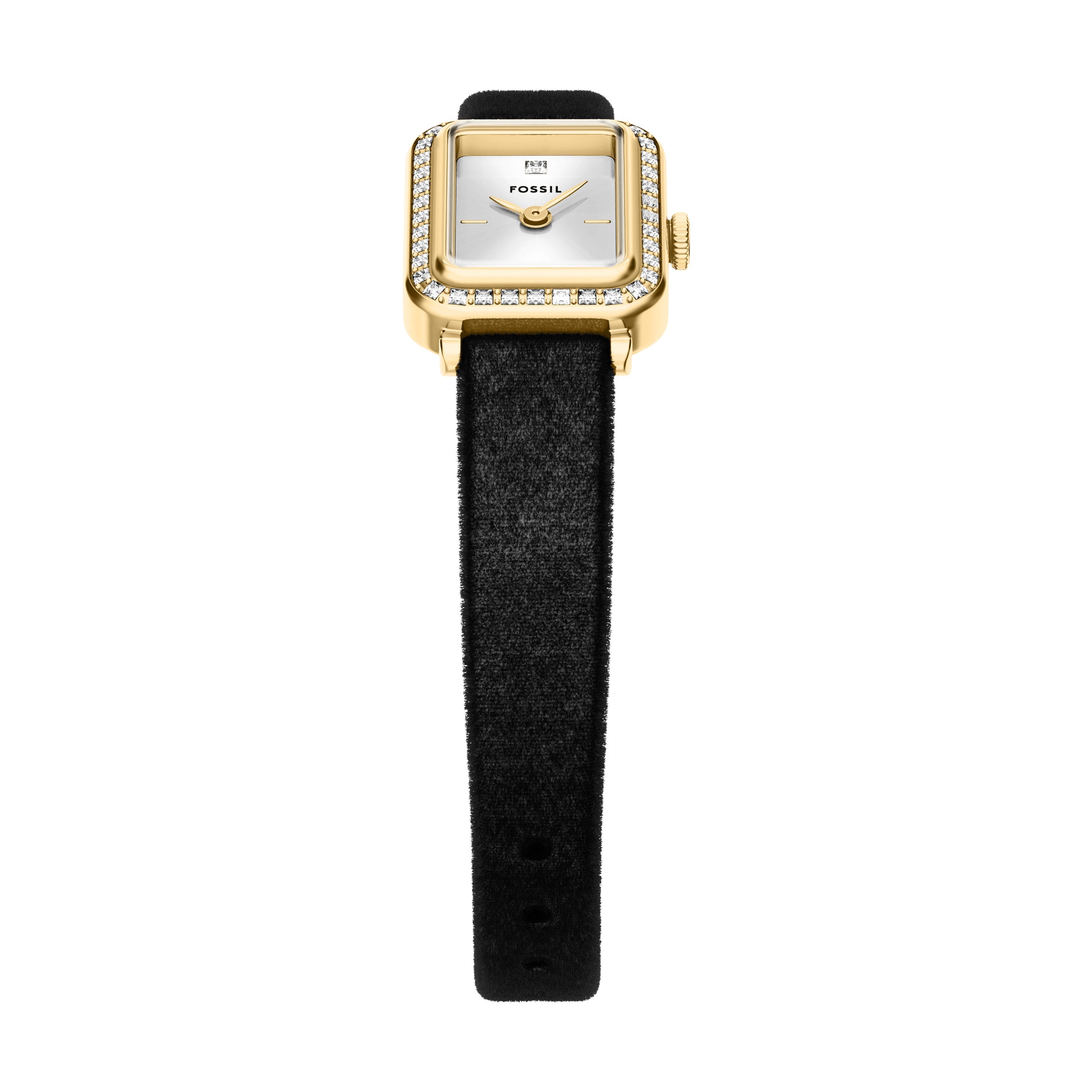 Fossil Raquel Two Hand Black Velvet Women's Watch | ES5437
