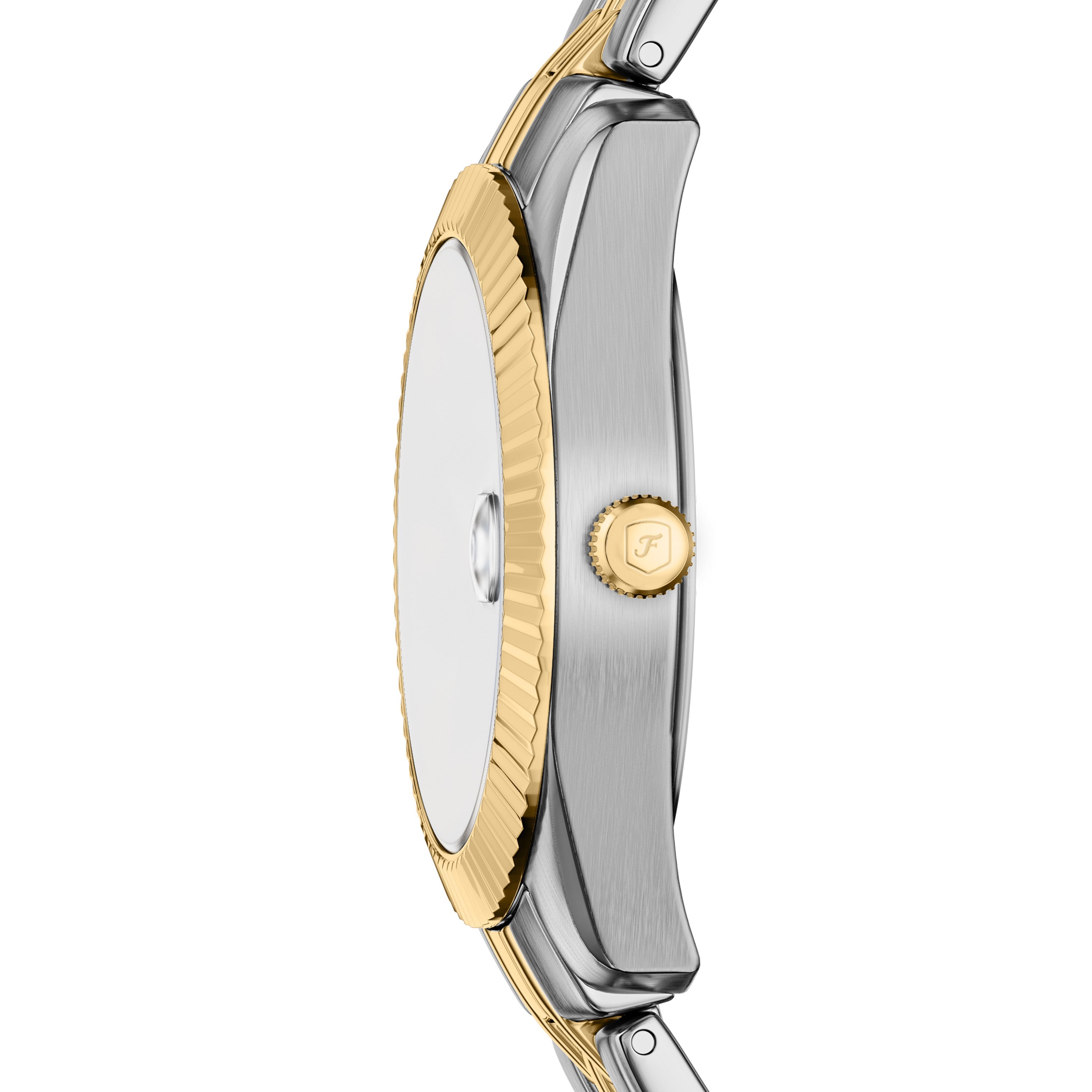 Fossil Scarlette Three Hand Two Tone Stainless Steel Woman's Watch | ES5443